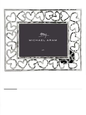 Michael Aram Silver Heart Photo Frame 4x6